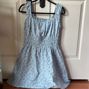 NWOT Blue Floral Uniqlo Dress